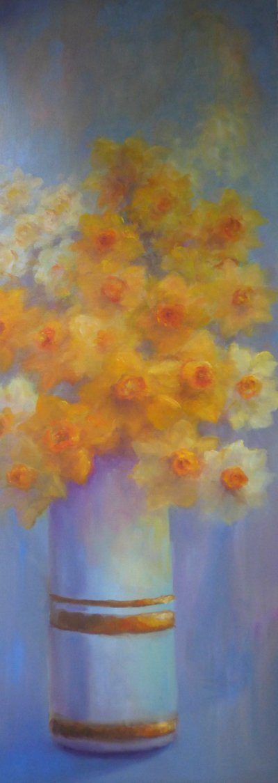 Vase of Daffodils, 2018 by Lee Campbell